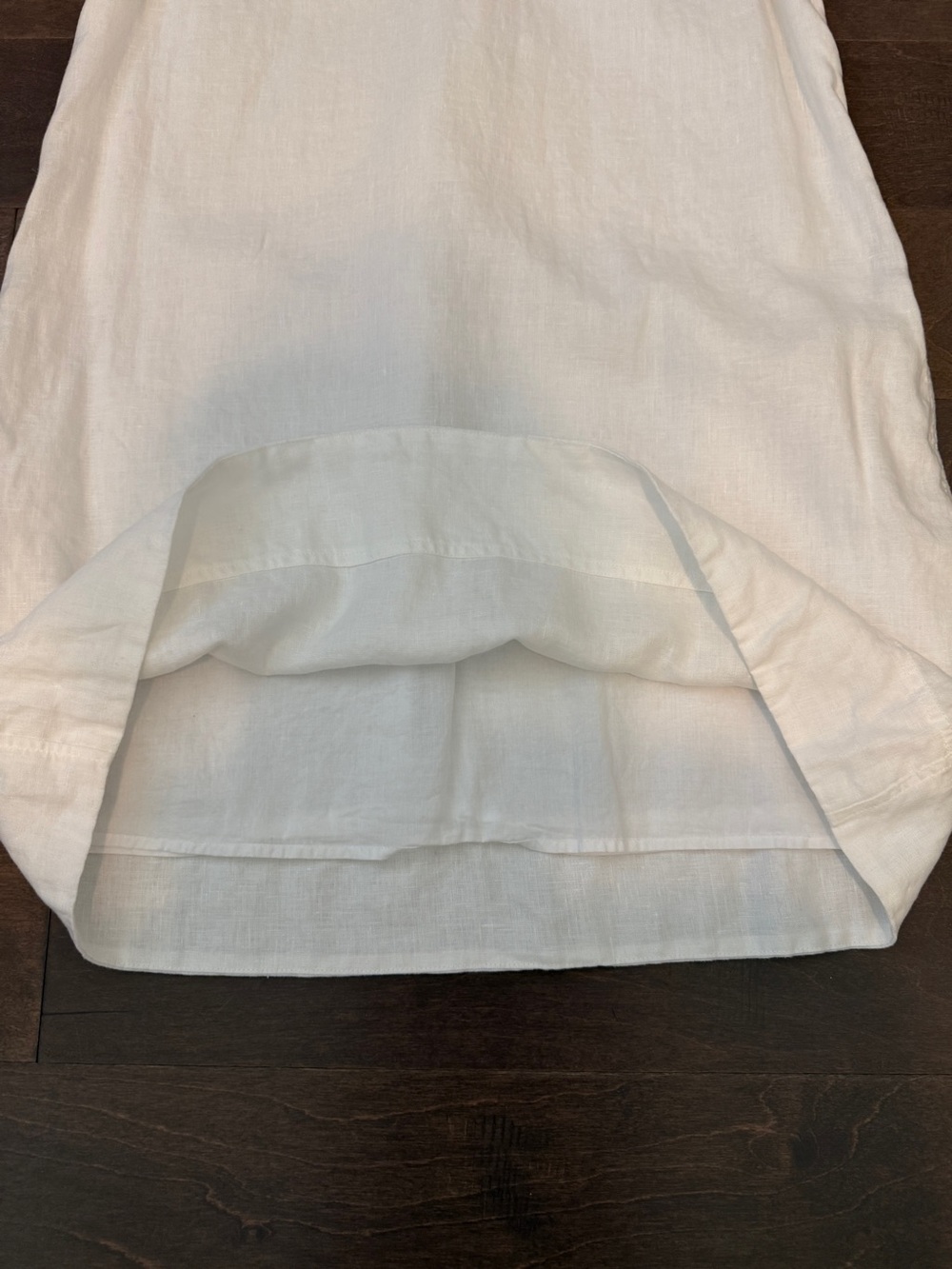 Tommy Bahama Two Palms White Linen V-Neck Lined Dress Pockets Large Excellent - Picture 3 of 8